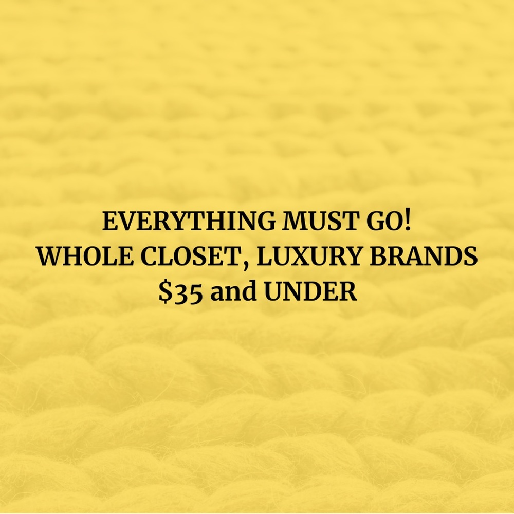 EVERYTHING MUST GO!! Bundle for a greater discount.